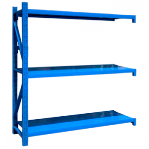 輕型貨架副架2000×500×2000mm(三層,200kg/層,藍色)