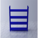 重型貨架主架1500×500×2000mm(四層,1T/層,藍色)