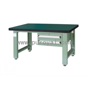 重型工作臺帶雙吊抽(50mm復(fù)合臺面)，XFH-1520