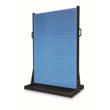 固定型雙面物料架960×630×1450mm(4方孔2百葉)，KR-2342