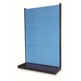 固定型單面物料架960×375×1450mm(1方孔2百葉)，KR-1312